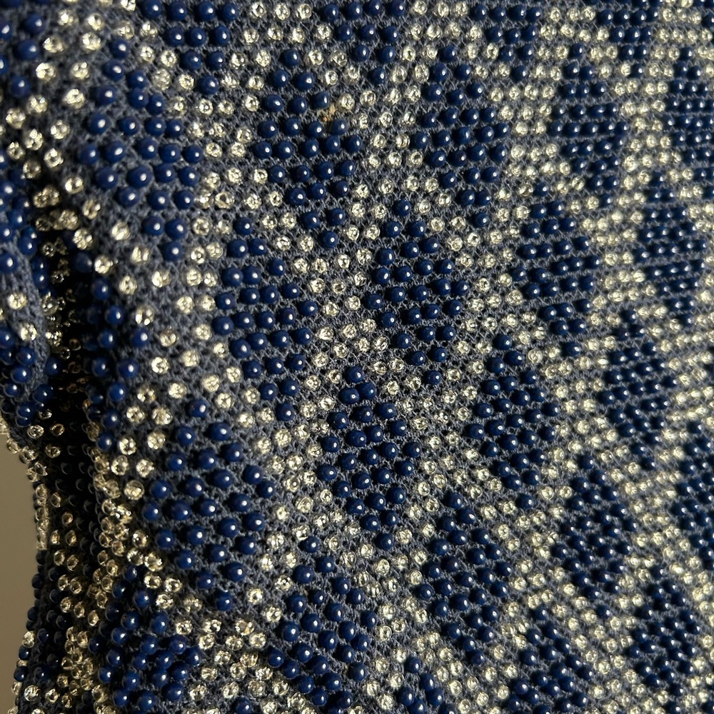 Vintage Beaded Large Clutch - Picture 3 of 7